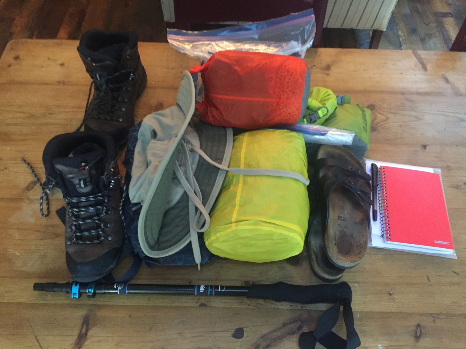 Packing, unpacking and readying myself for the Camino.